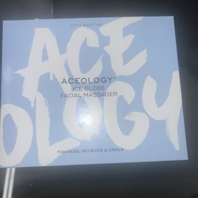 ACEOLOGY The Original Ice Globe Manual Facial Massager BRAND NEW in BOX!