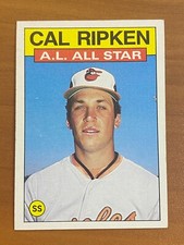 ⚾ 1986 Topps Baseball Base Card #715 Cal RIPKEN, Jr. - All Star ⚾