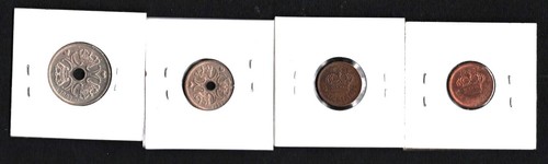 DÄNEMARK 1991-1996 SET MIT 4 MÜNZEN - Bild 2 von 2