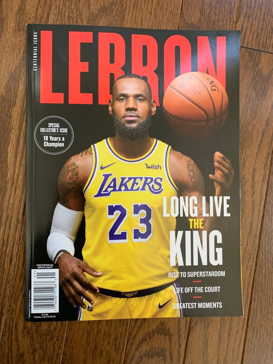 Centennial Icons Issue Lebron James LA Lakers Long Live the King Magazine eBay