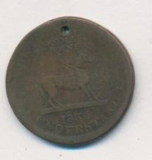 1834 ANDREW JACKSON HARD TIMES TOKEN
