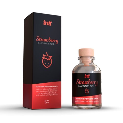 Intt Strawberry Body Massage Gel 30ml Couples Romantic Massage Oil Gel