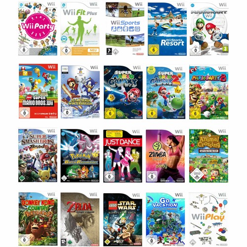 Die besten Nintendo Wii Spiele aller Zeiten z.B. Mario Kart, Zelda, Wii Sports - Afbeelding 1 van 221