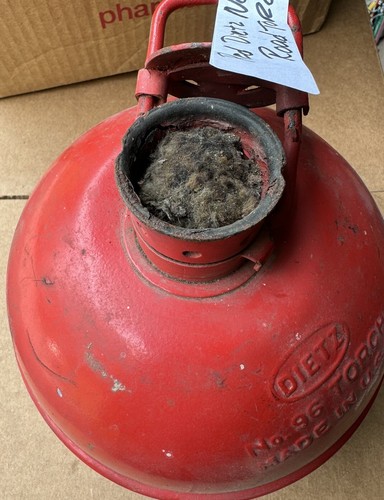 Vintage Dietz No.96 Red Torch Burner All-Weather Highway Torch Made In U.S.A - Picture 3 of 4