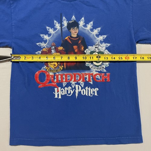 Vintage Harry Potter T Shirt Youth Large Quidditch 2000 Y2K - Picture 8 of 9