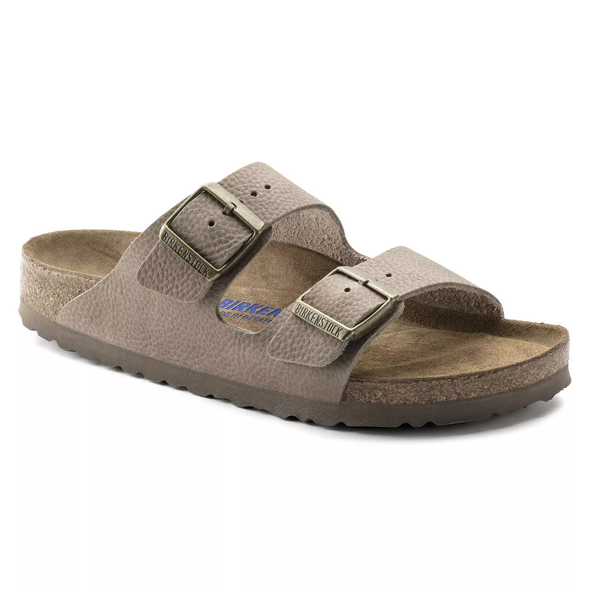 Birkenstock Leather ARIZONA - Steer Taupe SOFT FOOTBED BNIB 1008927