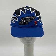 Nissin Cap Vintage Cars On The Front Blue/Black One Size Flames