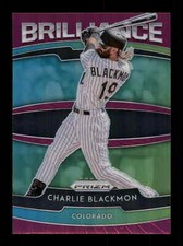 2020 Panini Prizm Brilliance Purple Prizm Charlie Blackmon #B-10