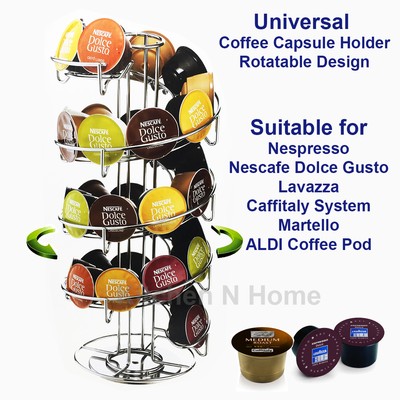 Universal Coffee Capsule Holder For Dolce Gusto Nespresso Lavazza Caffitaly Aldi Ebay