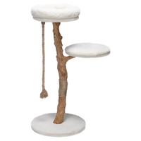 Designed By Lotte Kratzbaum Vilja FüR Katzen 50X50X110 Cm Teddystoff Holz