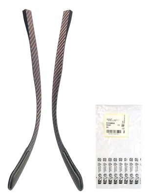 Ray Ban RX8906 RX8908 RX8419 RX8420 Eyeglasses Carbon Fibre Gunmetal Temples