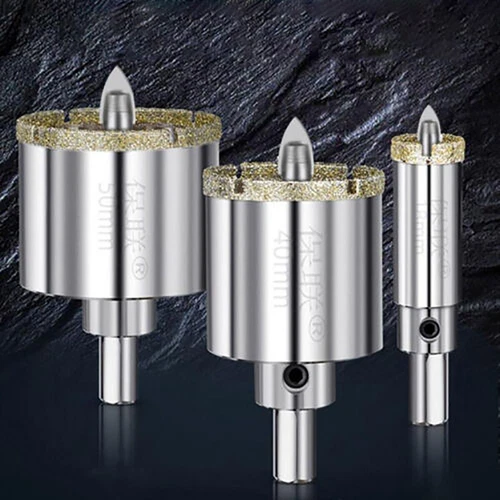 Diamantbohrer 16mm - 120mm Bohrkrone Lochsäge Fliesenbohrer Keramik Marmor Glas - Picture 3 of 41