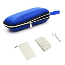 Estuche para anteojos con cremallera Estuche r gido para gafas de sol