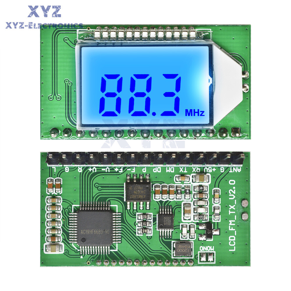 ZJCHAO Module Radio FM Stéréo Module Récepteur FM Carte De Réception