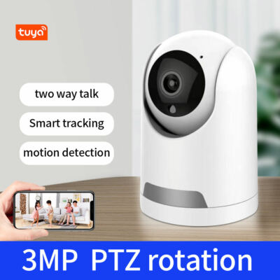 eBrit Wireless WiFi IP Überwachungskamera Smart Home Sicherheit 360° PTZ 3MP Kamera