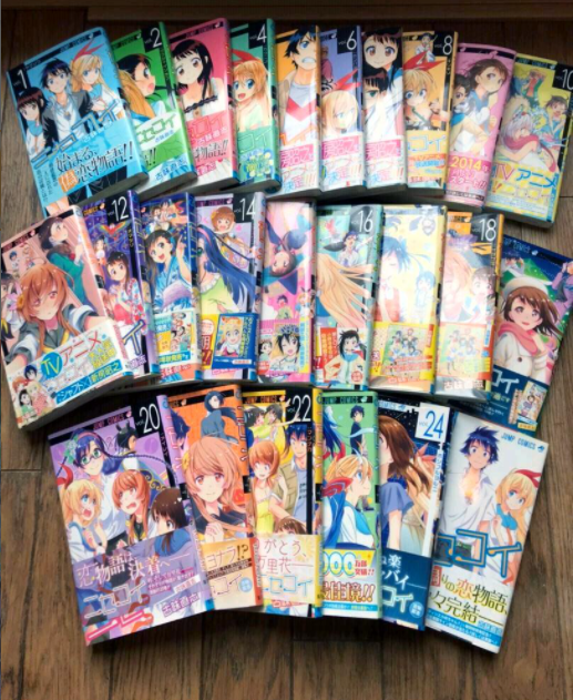 Nisekoi: False Love Volume 1- 25 complete manga comics Set