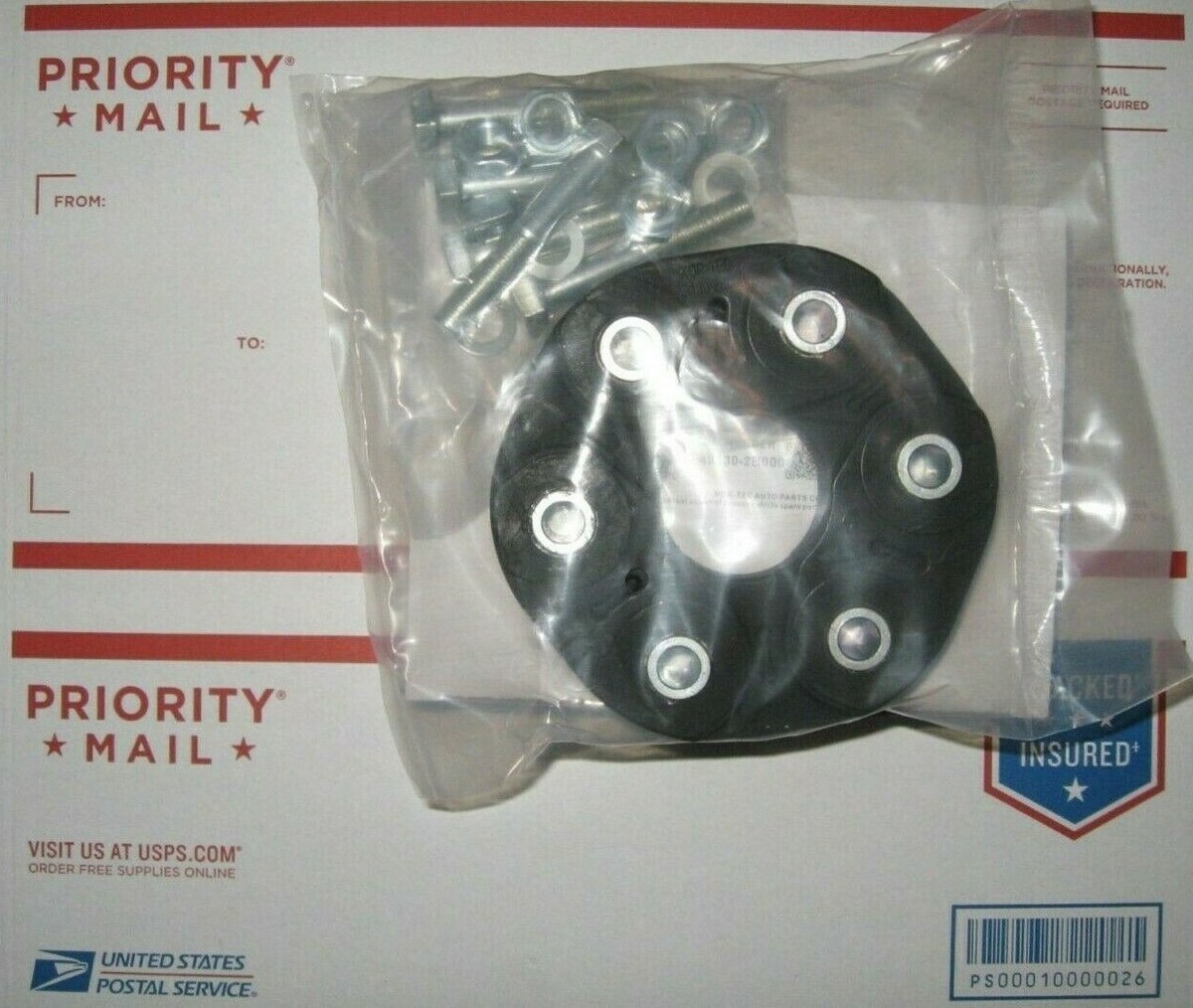 DRIVESHAFT RUBBER COUPLING FLEX JOINT w Bolt & Nut for Veracruz