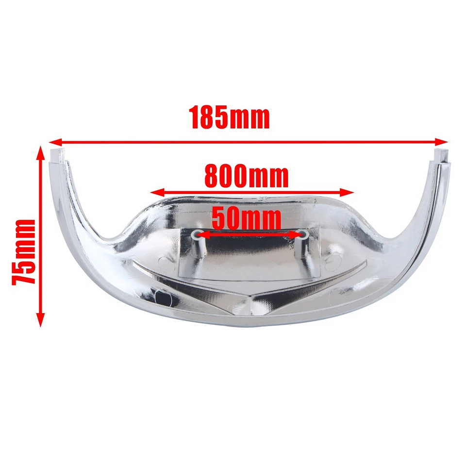 Front Fender Mudguard Tip Trim For Harley FLHR Road King 1980-2013 FLSTC 86-08 - Image 2 of 4