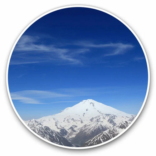 2 x Vinyl Stickers 30cm - Mount Elbrus Volcano Russia Cool Gift #3495