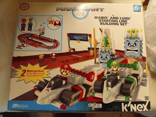 MARIOKART Wii Mario and Luigi Starting Line Building Nintendo Set by K'NEX