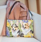 Pembroke Welsh Corgi Puppy Dog Ladies Crossbody Purse Clutch Nwt Free Shipping