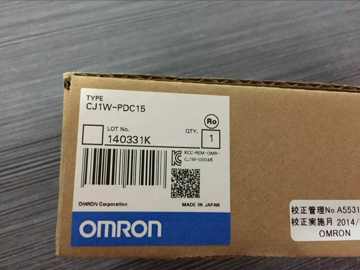 1PC New In Box Omron CJ1W-PDC15 PLC Module CJ1WPDC15 VIA DHL eBay