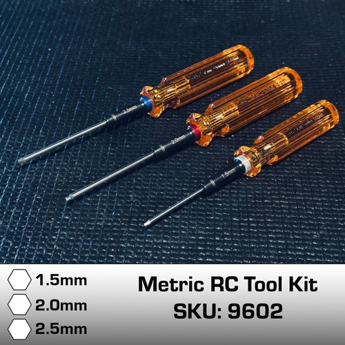 Hex Driver Wrench Set, Gen 2, Metric (3), 1.5mm, 2.0mm, 2.5mm - Picture 2 of 9