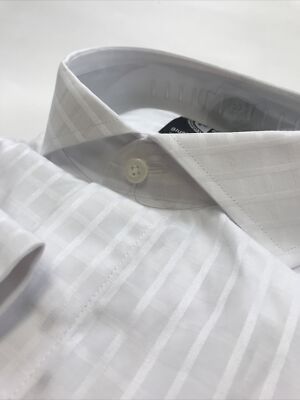 english spread collar dress shirts Spread Collar Dress Shirt in Sky End-On-End