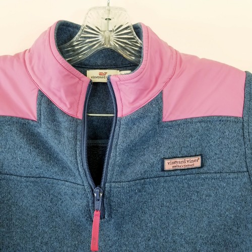 Vineyard Vines 1/4 Zip Pullover Sweater Big Girls XL(16) - Picture 3 of 10