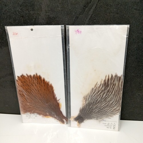 Collins Hackle Farm Hen Fly Tying Capes Grade 1 Rare - Picture 5 of 5