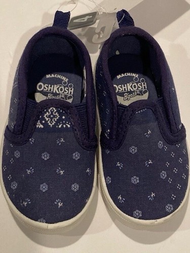 NWT Paisley Floral Toddler Slip-On Loafers Slippers Shoes by OshKosh B’gosh - Picture 3 of 8