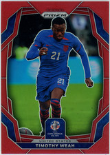 2024 Panini Prizm Copa America Prizm Red #157 TIMOTHY WEAH /199  United States