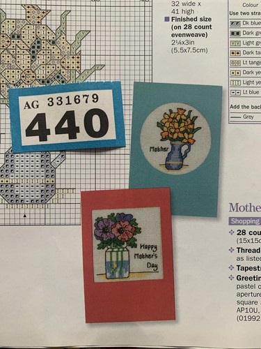 MOTHER Birthday MOTHERS Day Cross Stitch chart Multiple Choice Drop down Menu - Picture 57 of 136