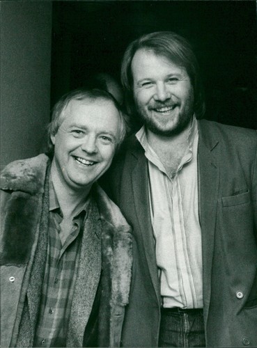 Tim Rice and Benny Andersson - Vintage Photograph 2857763 | eBay
