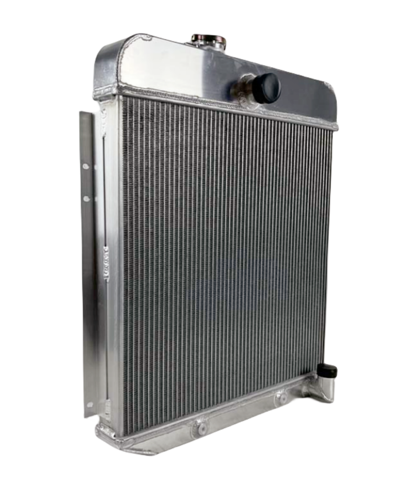 4 Row Aluminum Radiator For 1949 1950 Plymouth Deluxe Special Deluxe ...