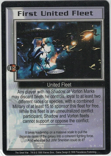 Babylon 5 CCG The Great War Ed Individual Card Sale Near Mint or Better Part 2/4 - Picture 3 of 25