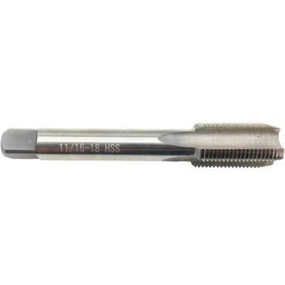 11/16-18 Tap RH Right Hand 11/16-18 Tap Straight Fluted Machine 11...