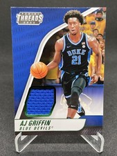 AJ Griffin 2022 Panini Chronicles Draft Picks Threads Relic Green RC #TH-AJG
