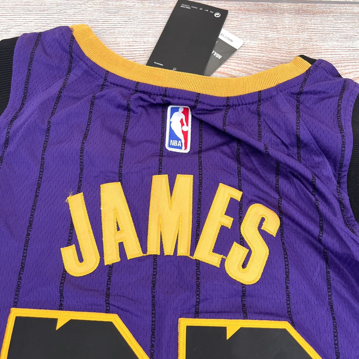Los Angeles Lakers #23 LeBron James Purple Select Series MVP Swingman NBA Jersey