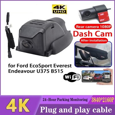 4K 2160P Wifi DVR Dash Cam Camera for Ford EcoSport Everest Endeavour U375 B515