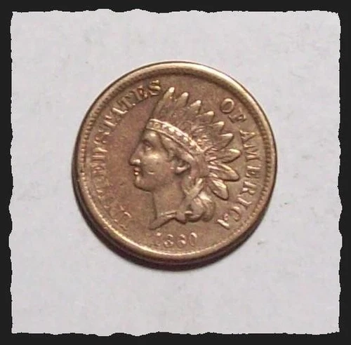 1860 INDIAN HEAD CENT  Very Old Cleaning Sharp XF #12C73