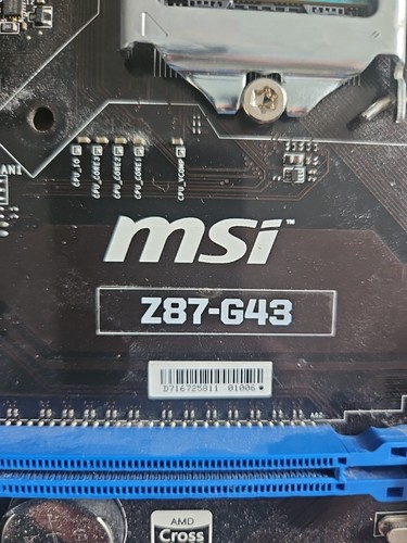 Intel Core i7 i7-4790K Quad-Core 4 GHz – Sockel H3 LGA-1150 + MSI Z87-G43 Board - Bild 4 von 9