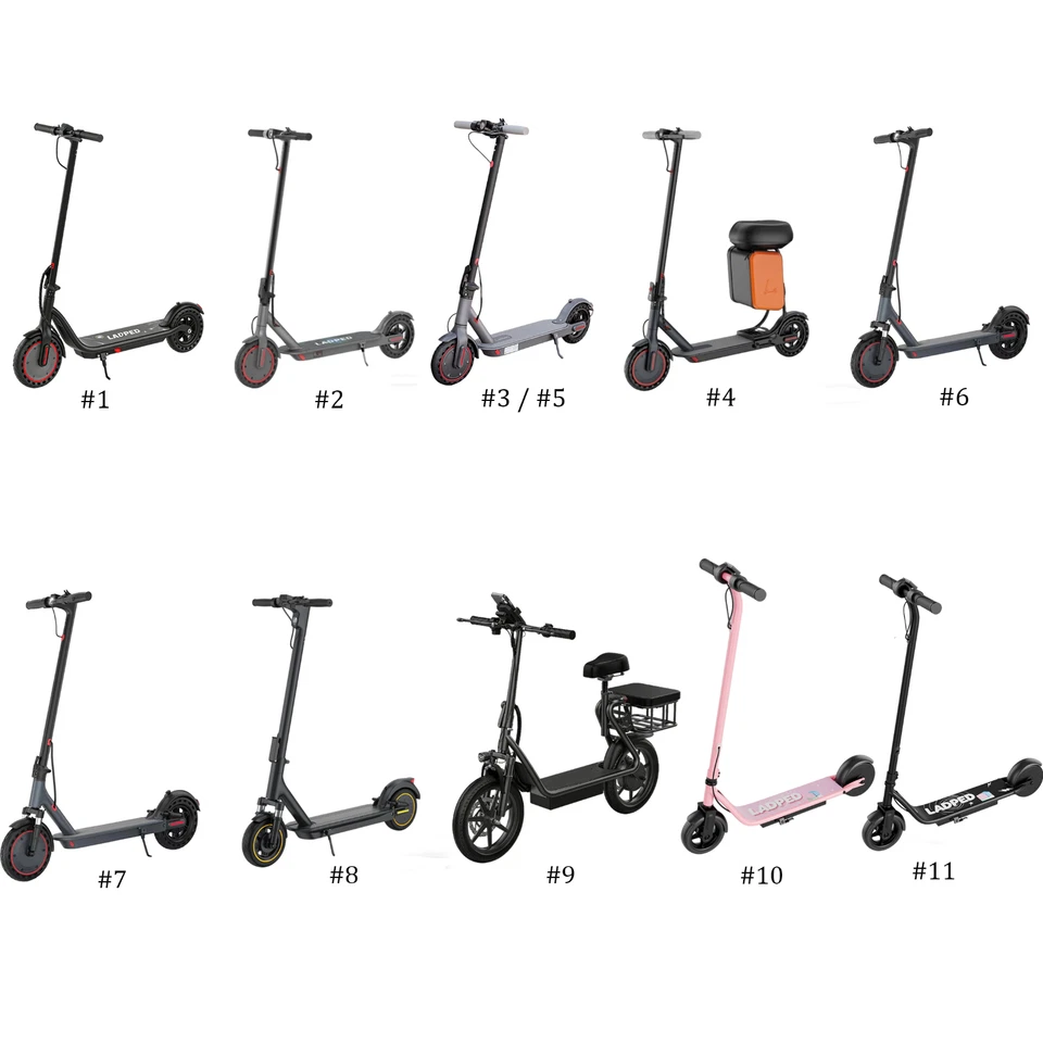 Ladped Foldable Electric Scooter 750W Peak Motor 19-22MPH 10-28Miles Adults/Kids - Image 2 of 3