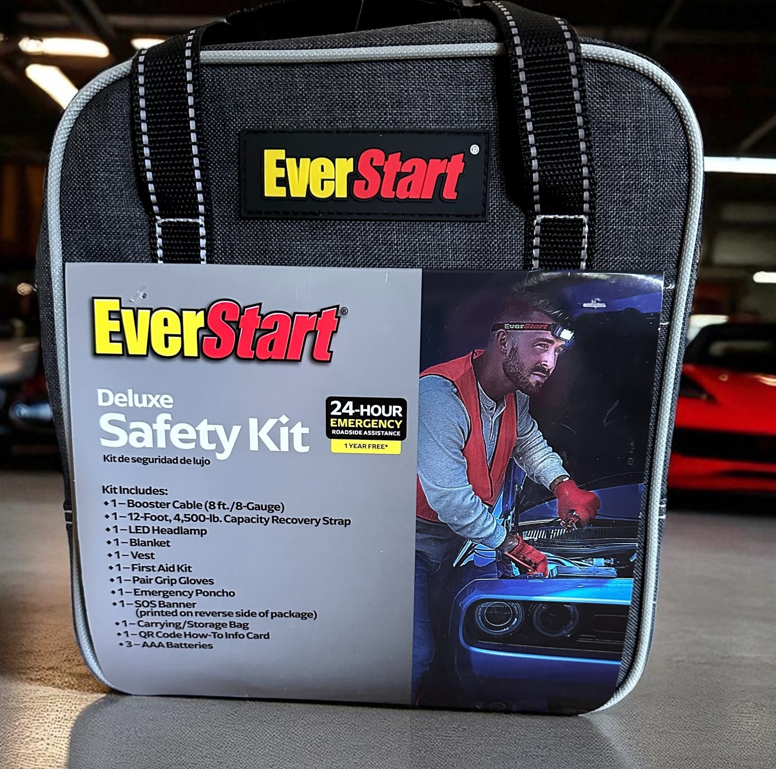 EverStart Deluxe Auto Safety Kit - New