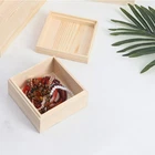 Pine Wood Display Box with Secure Bayonet Cap for Storing Valuable Items