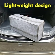 Large Car Trunk Organizer Soft Felt Storage Box Boot Storage Bag Auto Storage