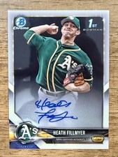 Heath Fillmyer Bowman Chrome 2018 Auto