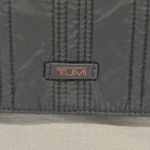 TUMI Alpha Grey/Black Ballistic Nylon Padded Laptop Sleeve Bag Magnetic Closure - Picture 2 of 8