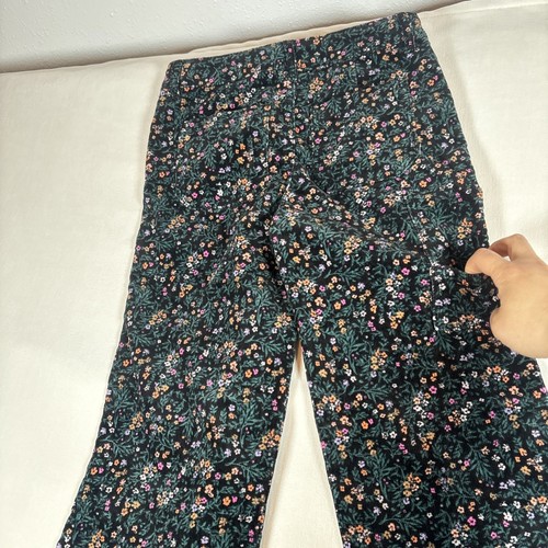 Girls Art Class Corduroy Floral Pants Size 8 NWT Mid Rise Relaxed Hip & Thigh - Picture 13 of 16