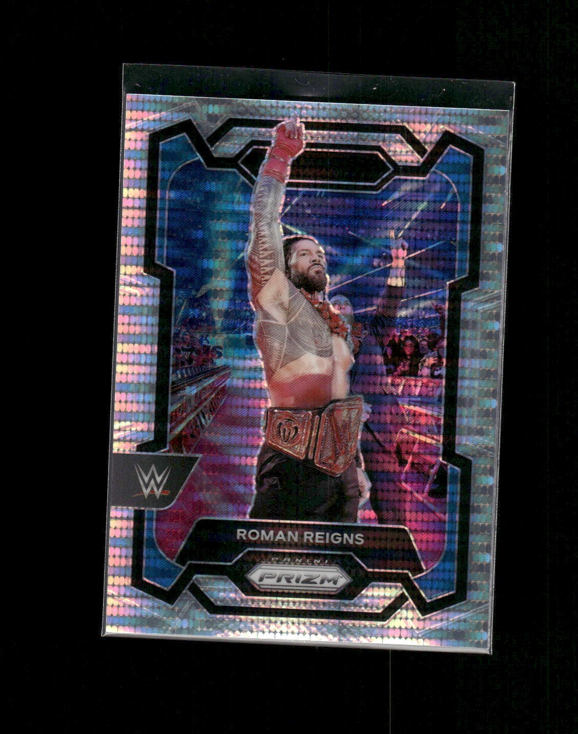 2024 Panini Prizm WWE Roman Reigns #191 Pulsar Prizm /499